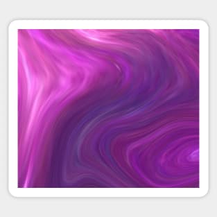 Abstract Purple Liquid 3 Sticker